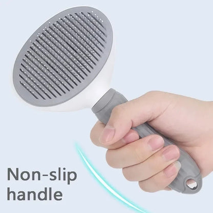 Self-Cleaning Pet Brush 🐶🐱 | Removes Loose Hair & Detangles with 1 Click